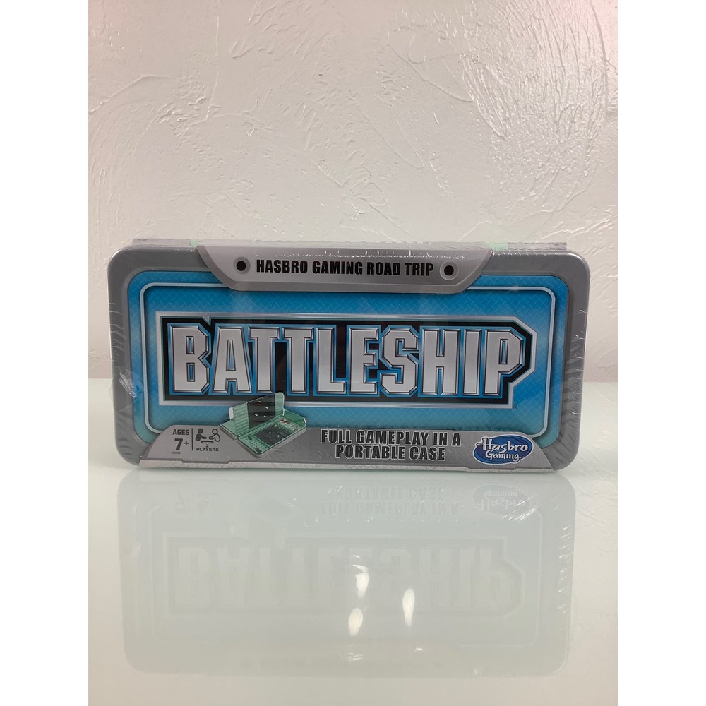 NEW Battleship Hasbro Gaming Road Trip Portable case Sealed